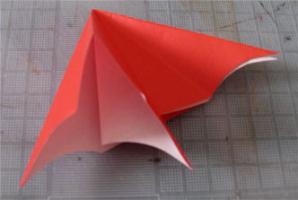 カリグラフィー・テクニック　マントの折り方７