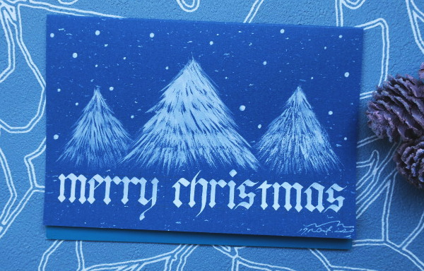 Christmas card gothic1