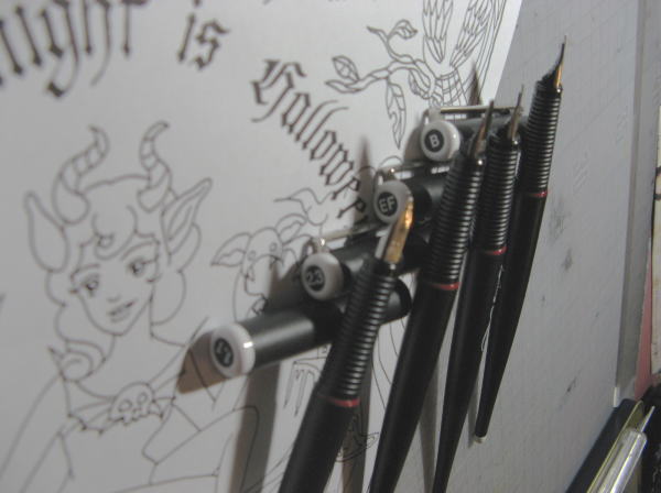 Calligraphy Halloween 2015 coloring