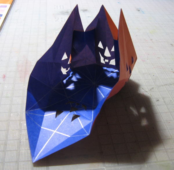 Halloween 2015 Jack-o'-lantern bag how to7