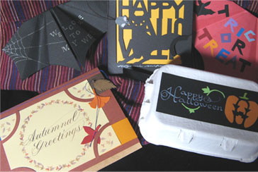 Halloween calligraphy works 2013