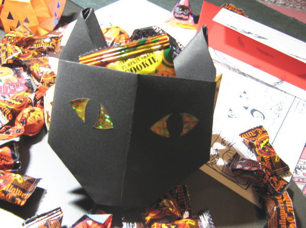 calligraphy Halloween 2015 black cat bag1