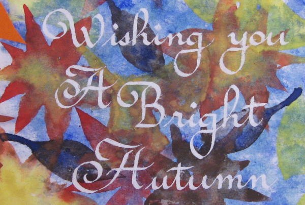 calligraphy Autumn3